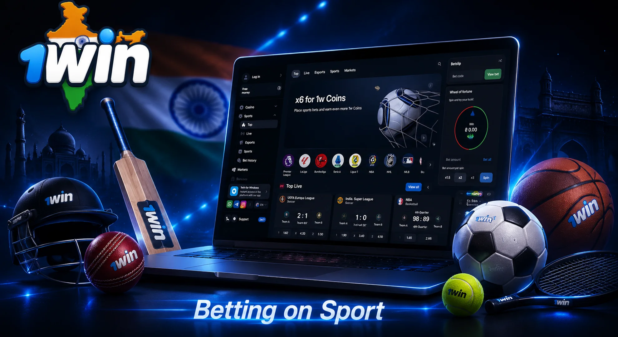 1win sports betting india