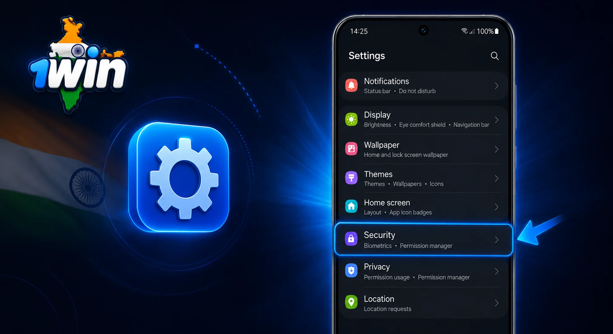 open settings your mobile phone